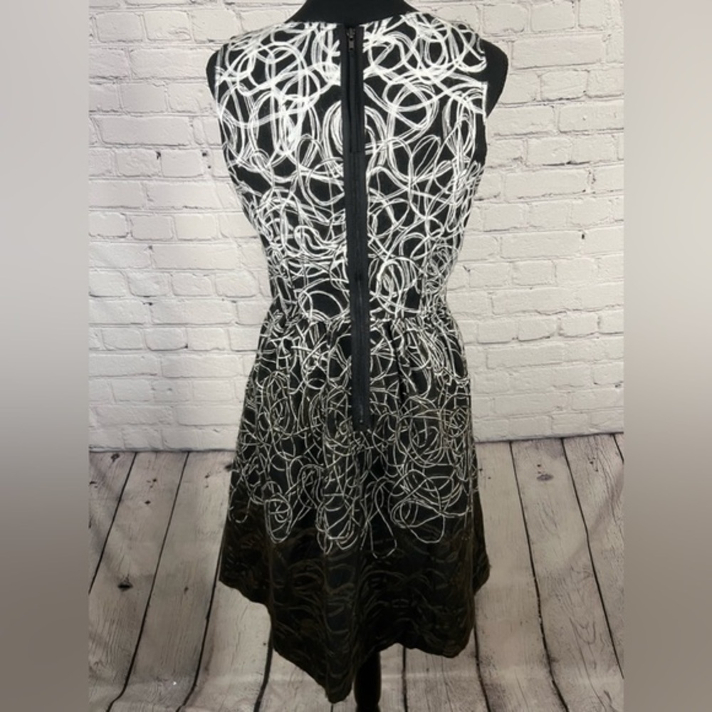Anthropologie Maeve Embroidered Fading Tracery Sleeveless Dress size 4 - Picture 4 of 14